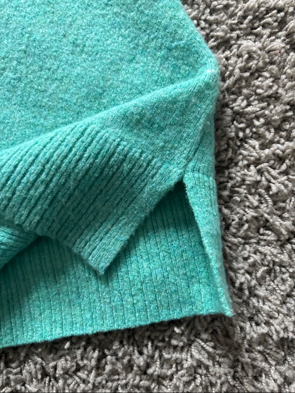 J. Crew Women's Crewneck Sweater in Teal Green - Picture 6 of 10